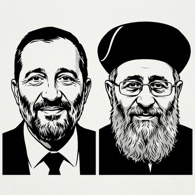 אריה דרעי והרב יצחק יוסף