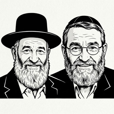 יצחק גולדקנופף (אגודת ישראל) ומשה גפני (דגל התורה)